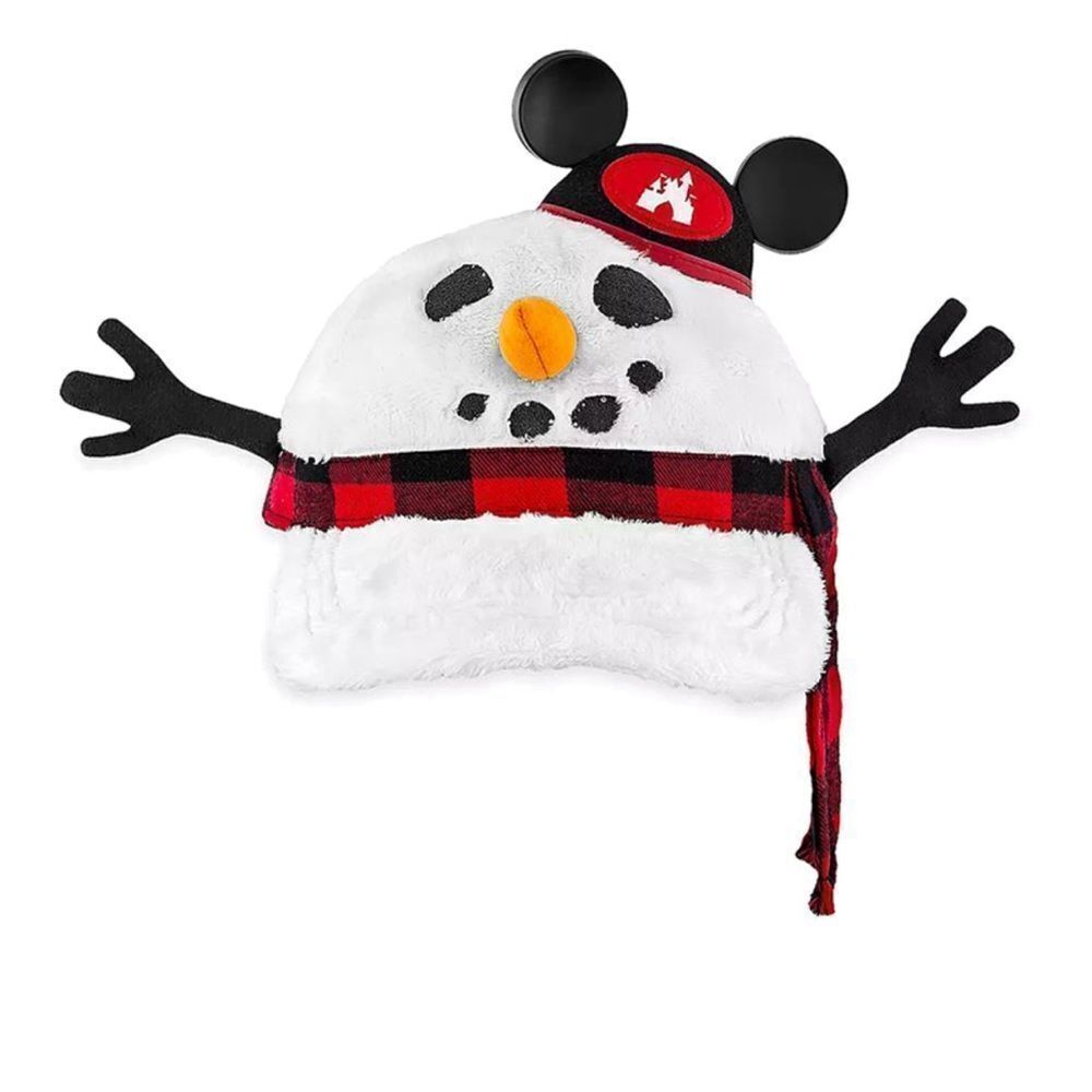Disney Baseball‎ Cap Hat There's Snow Place Like Home Plush Snowman Light-Up Nwt